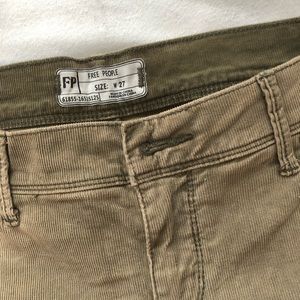 Free People Roller Cropped Corduroy Pants